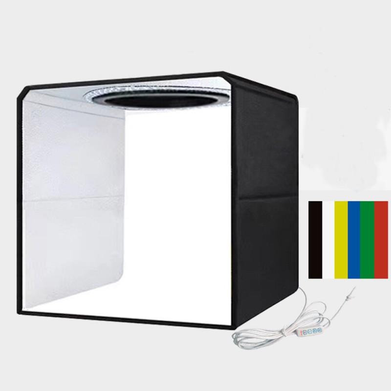 25/30/40cm Folding Mini Photo Studio Lightbox 3 Model LED Light Photography  Softbox - 40cm